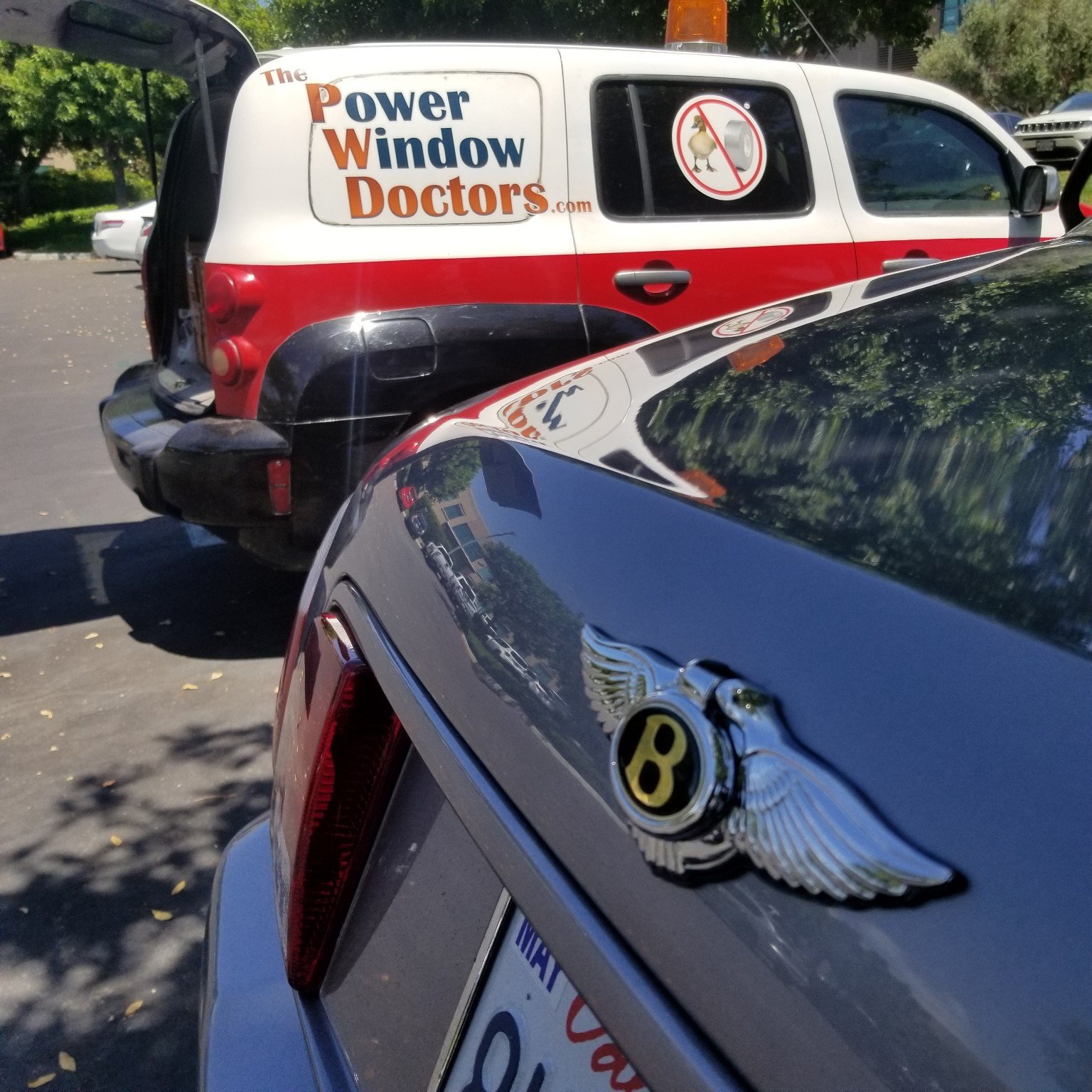 Power Window Doctors mobile power window repair service vehicle